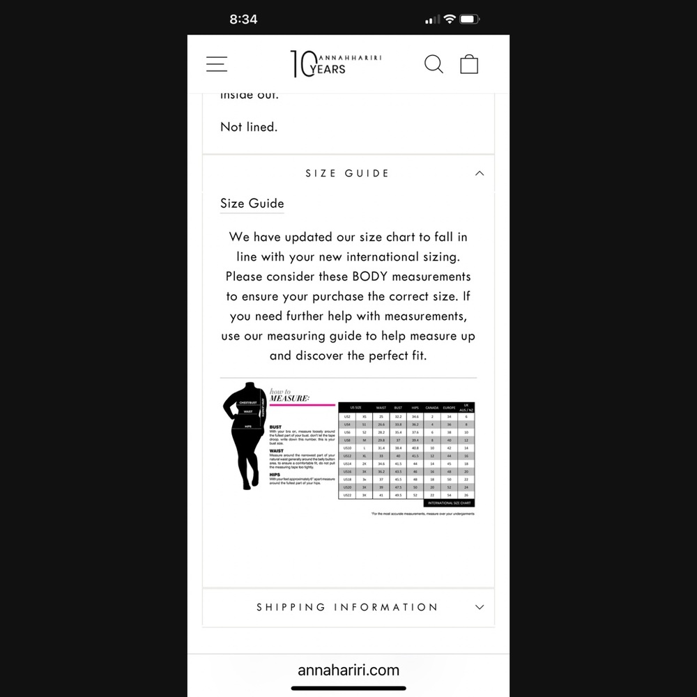 ⏳••NWT🤩 |•ANNA HARIRI•| Lokum Maxi Long Sleeve Dress - Picture 9 of 16